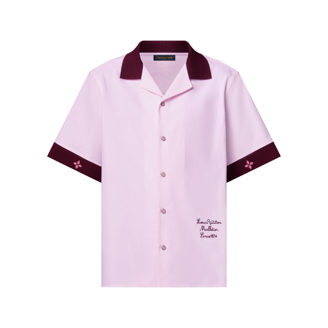 Ribbed Collar Short-Sleeved Shirt - Ready-to-Wear | LOUIS VUITTON
